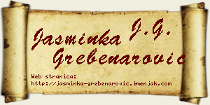 Jasminka Grebenarović vizit kartica